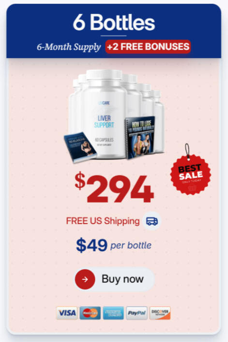 livcare 6 bottle